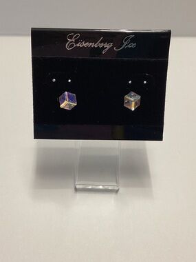 Eisenberg Ice Iridescent Cube Stud Earrings - Multicolor
